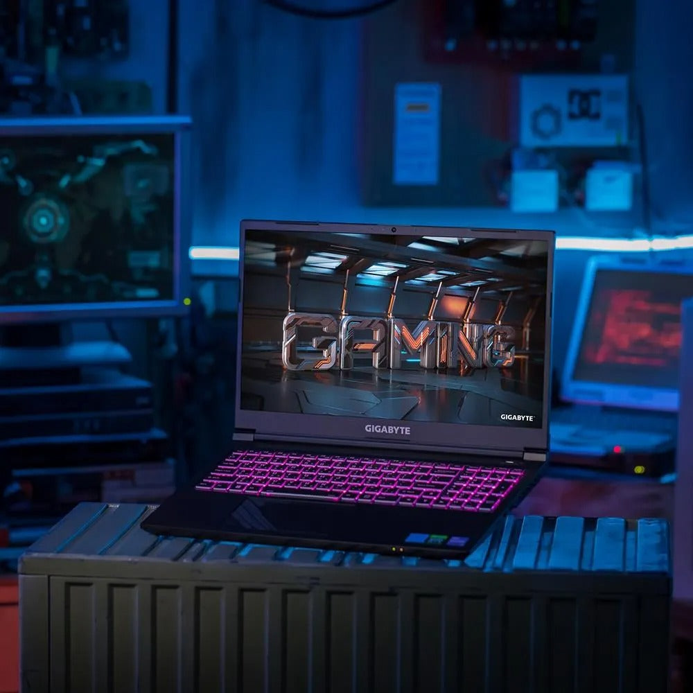 Gigabyte G5 KF5-G3MY383SH Gaming Laptop | 15.6" (1920x1080) 144HZ FHD | i7-12650H 4.7GHz | 8GB RAM (Max 64GB) | 512GB SSD | GeForce RTX 4060 | 15-Color Illuminated Full Size Keyboard w/ NumPad | Windows 11 Home | Gigabyte GBP57S Gaming Backpack