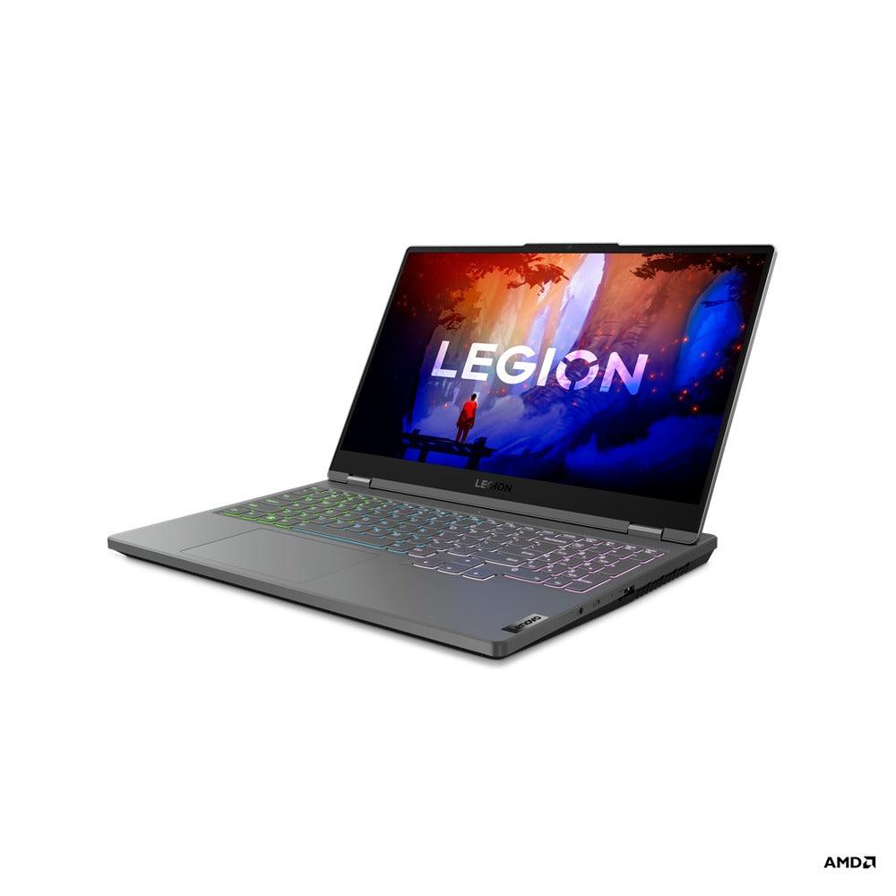 Lenovo Legion 5 15ARH7 82RE000KPH Gaming Laptop (Storm Grey) | 15.6" FHD | Ryzen 5 6600H | 16 GB RAM DDR5 | 512 GB SSD | RTX 3050 Ti | Windows 11 Home | MS Office Home & Student 2021 | M300 RGB Gaming Mouse | Active Gaming Backpack