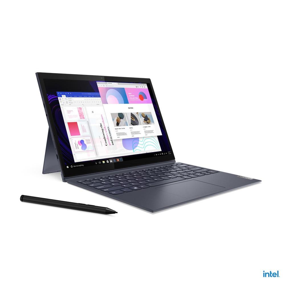 Lenovo Yoga Duet 7 13ITL6 82MA007HPH 10-Point Multi-Touch Laptop (Slate Grey) | 13” 2K | i7-1165G7 | 16 GB DDR4 | 1 TB SSD | Iris Xe Graphics | Windows 11 Home | MS Office H&S 2021 | E-Color Pen | Lenovo Backpack B210