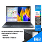 Asus Zenbook 14X OLED UX5401ZA-KN130WS Laptop (Pine Grey) | 14" 2.8K |  i5-12500H | 16GB RAM | 512GB SSD | Intel Iris Xᵉ Graphics | Windows 11 Home | MS Office Home & Student 2021 | Asus Sleeve