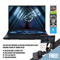 ASUS ROG Zephyrus Duo 16 (2022) GX650RW-LO113WS Gaming Laptop | 16" QHD+ | Ryzen 9 6900HX | 32GB RAM DDR5 | 1TB M.2 SSD | RTX 3070 Ti | Windows 11 Home | ROG Backpack | Delta Headset | Chakram Mouse | Type-C AC Adapter
