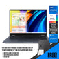Asus Vivobook S 14 Flip TP3402ZA-KN111WS Laptop (Quiet Blue) | 14”  2.8K Oled | i7-12700H | 8GB RAM DDR4 | 512 GB SSD | Iris Xᵉ Graphics | Windows 11 Home | MS Office Home & Student 2021 | Stylus Pen | Asus BP1504 Casual Backpack