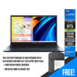 Asus Vivobook Pro 15 Oled K6500ZE-MA111WS Laptop (Quiet Blue) | 15.6”  2.8K | i7-12650H | 16 GB RAM | 512 GB SSD | NVIDIA® GeForce® RTX™ 3050 Ti | Windows 11 Home | MS Office Home & Student 2021 | Asus BP1504 Casual Backpack