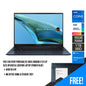 Asus Zenbook S 13 Flip Oled UP5302ZA-LX087WS Laptop (Ponder Blue) | 13.3" WQXGA | i7-1260P  | 16GB LPDDR5 | 1TB SSD | Intel® Iris Xe Graphics | Windows 11 Home | MS Office H&S 2021 | Asus Sleeve