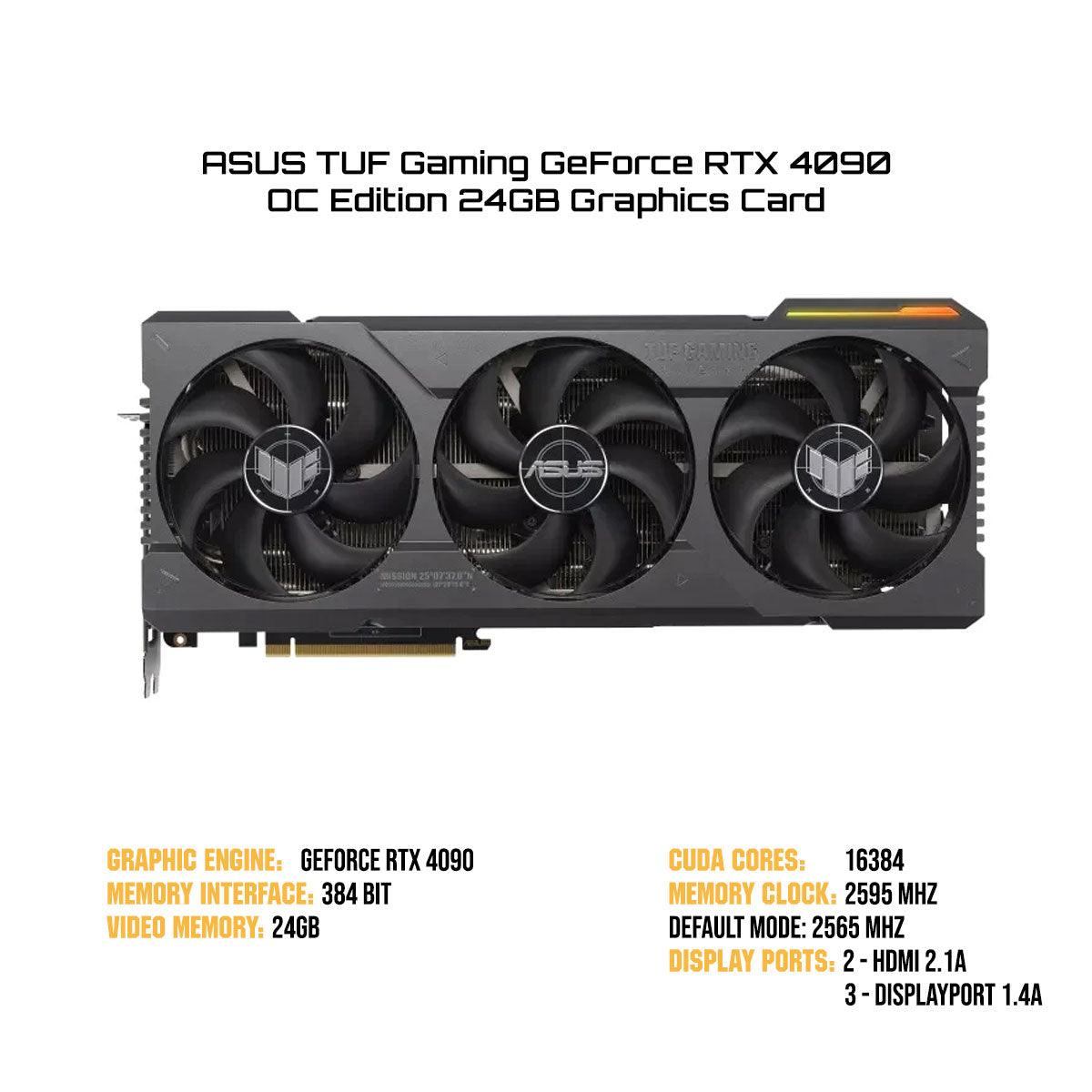 Asus TUF Gaming GeForce RTX 4090 OC Edition 24GB Graphics Card