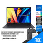 Asus Vivobook S 15 OLED K3502ZA-MA070WS Laptop (Indie Black) | 15.6" 2.8K | i7-12700H | 16GB RAM | 512GB SSD | Intel® Iris Xe Graphics | Windows 11 Home | MS Office Home & Student 2021 | Asus BP1504 Casual Backpack