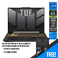 ASUS TUF Gaming F15 FX507ZR-HQ033W Gaming Laptop (Mecha Gray) | 15.6" WQHD (2560 x 1440) | i7-12700H | 16GB DDR5 | 1TB SSD | RTX™ 3070 | Windows 11 Home | Asus TUF P304 M5 V2 Gaming Mouse | TUF Gaming Backpack