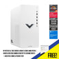 HP Victus 15L TG02-0036D 3.90GHZ 6 Cores AMD Ryzen 5 5600G 512GB SSD Gaming Desktop PC (Ceramic White) + MS Office Home & Student 2021