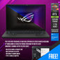 Asus ROG Zephyrus G14 (2023) GA402XI-NC033WS Gaming Laptop (Eclipse Gray) | 14" WQXGA Mini LED 165HZ | R9 7940HS | 32GB RAM | 1TB SSD | RTX 4070 | Win 11 Home | MS Office H & S 2021 | ROG Zephyrus G14 Sleeve | ROG Impact Gaming Mouse | Type-C Adapter