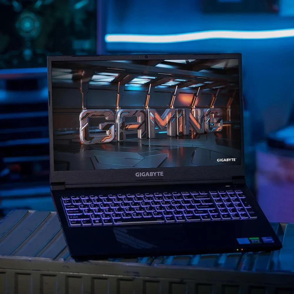 Gigabyte G5 KF5-G3MY383SH Gaming Laptop | 15.6" (1920x1080) 144HZ FHD | i7-12650H 4.7GHz | 8GB RAM (Max 64GB) | 512GB SSD | GeForce RTX 4060 | 15-Color Illuminated Full Size Keyboard w/ NumPad | Windows 11 Home | Gigabyte GBP57S Gaming Backpack