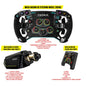 MOZA Racing GS Steering Wheel (RS08) + MOZA Racing R16 Direct Drive Wheel Base (Black) (RS031) + MOZA Racing RM Racing Dash (RS05)