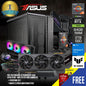 Powered By Asus: Ultra GT502 - AMD TUF RTX 4090 Gaming PC | Ryzen 9 5900X | 64GB RAM | 2TB SSD | Windows 11 Home