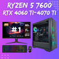 Gaming PC Bundle | Ryzen 5 7600| RTX 4060Ti/4070 Ti | 32GB DDR5 Shadow Flame