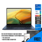 ASUS Zenbook 14 Oled UX3402ZA-KM064WS Laptop (Ponder Blue) | 14" 2.8K | i7-1260P | 16GB RAM | 512GB SSD | Intel Iris Xe | Windows 11 Home | MS Office Home & Student 2021 | ASUS Sleeve