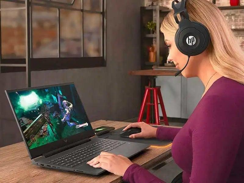 HP NOTEBOOK VICTUS 16-E0217AX 16.1" FHD ANTIGLARE IPS LAPTOP (MICA SILVER) | 16.1" FHD | RYZEN 7 5800H | 16GB DDR4 | 512GB SSD | RTX 3050 | WIN11 + MS OFFICE HOME & STUDENT HP PRELUDE TOPLOAD BAG