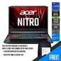 ACER NITRO 5 AN515-57-90SF 144HZ GAMING LAPTOP (SHALE BLACK) | 15.6" FHD | i9-11900H | 16GB DDR4 | 512GB SSD | RTX TM 3060 | WIN11  + ACER NOTEBOOK BAG VX15 BACKPACK