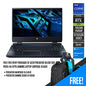 Acer Predator Helios 300 PH315-55-97Y5 Gaming Laptop (Abyssal Black) | 15.6” QHD  | i9-12900H | 16 GB RAM DDR5 | 512 GB SSD | RTX 3060 | Windows 11 Home | Predator Backpack 15.6 Blue | Predator Gaming Chair LK-8103A