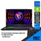 MSI Katana 17 B13UCXK-276PH Gaming Laptop (Black) | 17.3” 1920 x 1080 FHD | i7-13620H | 8 GB RAM | 512 GB SSD | RTX 2050 | Windows 11 | MSI Gaming Backpack