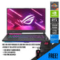 Asus ROG Strix G15 (2022) G513RW-HF180W Laptop (Electro Punk) | 15.6" FHD | Ryzen 9 6900HX | 16GB RAM | 1TB M.2 SSD | RTX 3070 Ti | Windows 11 Home | Pink Backpack | Strix Impact II Electro Punk Mouse | Type-C PD Adapter