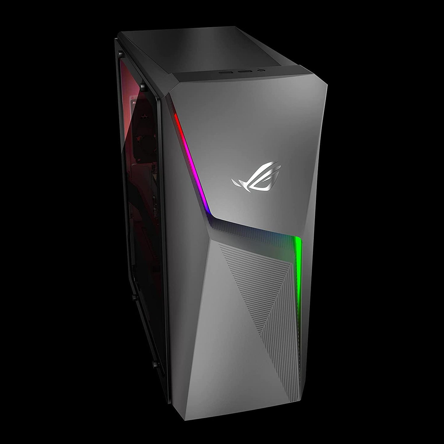 ASUS ROG STRIX G10DK-75700G006WS AMD R7-5700G 16GB RAM 1TB HDD + 256GB SSD NV GTX1660TI 27L TOWER GAMING DESKTOP (GRAY) + MS OFFICE HOME & STUDENT 2021