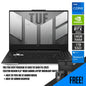 ASUS TUF Dash F15 (2022) FX517ZM-HQ148W  Gaming Laptop (Moonlight White) | 15.6" WQHD | i7-12650H | 16GB RAM DDR5 | 1 TB SSD | Windows 11 Home | TUF Gaming Backpack | ASUS TUF P304 M5 V2 Gaming Mouse