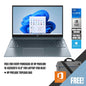 HP Pavilion 15-EG2039TX Laptop (Fob Blue) | 15.6” FHD | i7-1255U | 16GB RAM DDR4 | 1TB M.2 SSD | NVIDIA MX550 | Windows 11 Home | MS Office Home & Student 2021 | HP Prelude 15.6" Topload Bag