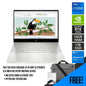 HP Envy 15-EP1096TX Laptop (Natural Silver) | 15.6-"  FHD | i7-11800H | 16 GB DDR4 | 1 TB SSD | RTX™ 3060 | Windows 11 Home | MS Office Home & Student 2021 | HP Prelude 15.6”  Topload Bag