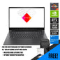 HP Omen 16-N0053AX Gaming Laptop (Mica Silver) | 16.1" QHD | Ryzen 7 6800H | 16 GB RAM | 512 GB SSD | RTX 3060 | Windows 11 Home | MS Office Home & Student 2021 | HP Omen Transceptor 15”  Backpack (Black)