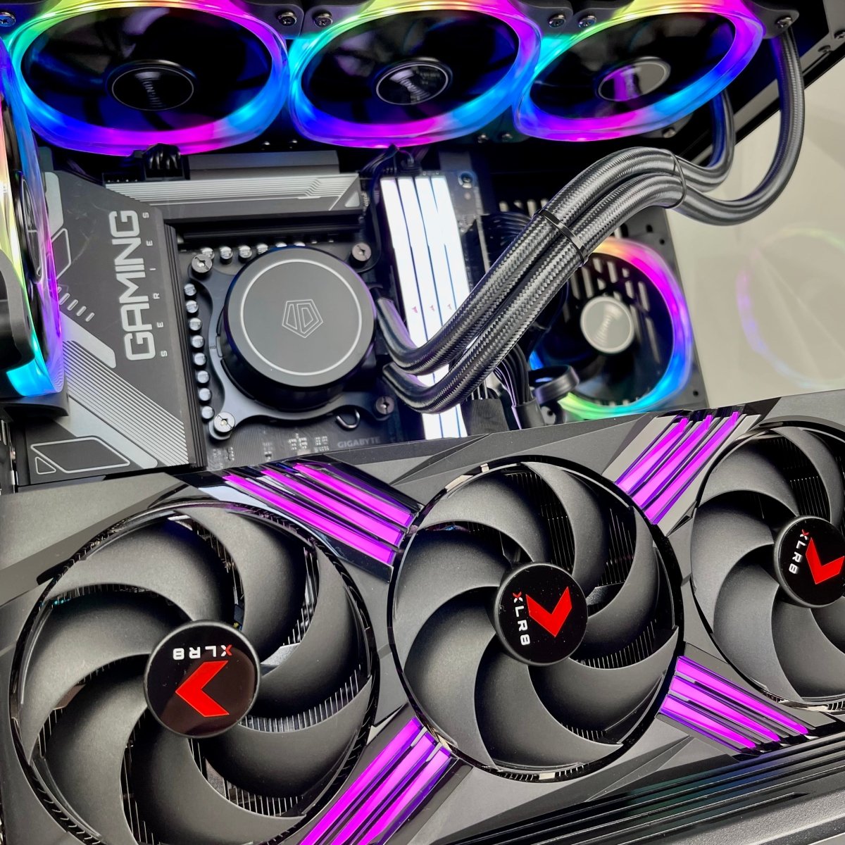 IGaming Ryzen 5/7 7700X | RTX 4060 Ti-4070 Ti super | 32GB DDR5 Ram | Hyte 60 Pro Black