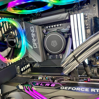 IGaming Ryzen 5/7 7700X | RTX 4060 Ti-4070 Ti super | 32GB DDR5 Ram | Hyte 60 Pro Black
