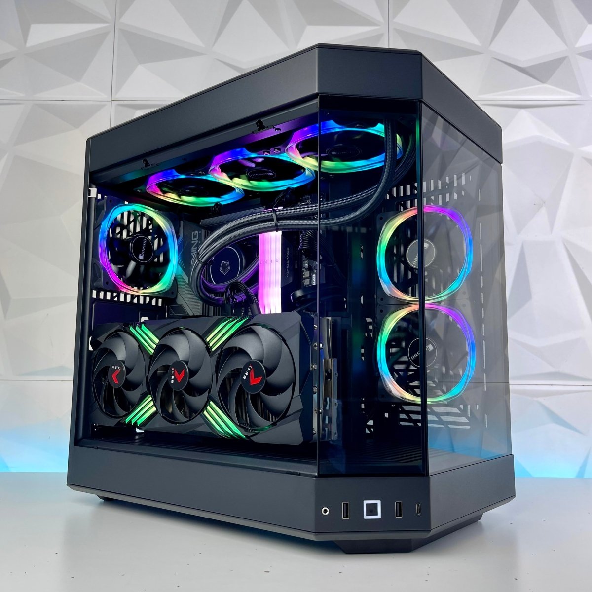 IGaming Ryzen 5/7 7700X | RTX 4060 Ti-4070 Ti super | 32GB DDR5 Ram | Hyte 60 Pro Black