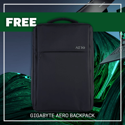 GIGABYTE AERO 15 OLED XD-73S1644GH GAMING LAPTOP (BLACK) | 15.6” UHD | i7-11800H | 16GB DDR4 | 1TB SSD | RTX™ 3070P | WIN11 + GIGABYTE AERO G2 BACKPACK