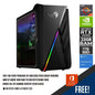 ASUS ROG STRIX G35DX-PH001WS AMD R7-5800X 16GB RAM 1TB SSD NV RTX3080-10GB DDR6X 45L ATX GAMING DESKTOP (STAR BLACK) + MS OFFICE HOME & STUDENT 2021