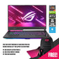 ASUS ROG Strix G15 G513RC-HN114W  Laptop (Electro Punk) | 15.6" FHD | Ryzen™ 7 6800H | 8GB DDR5 | 512GB SSD | RTX™ 3050 | Windows 11 Home | Pink ROG Backpack | ROG STRIX Impact II Mouse