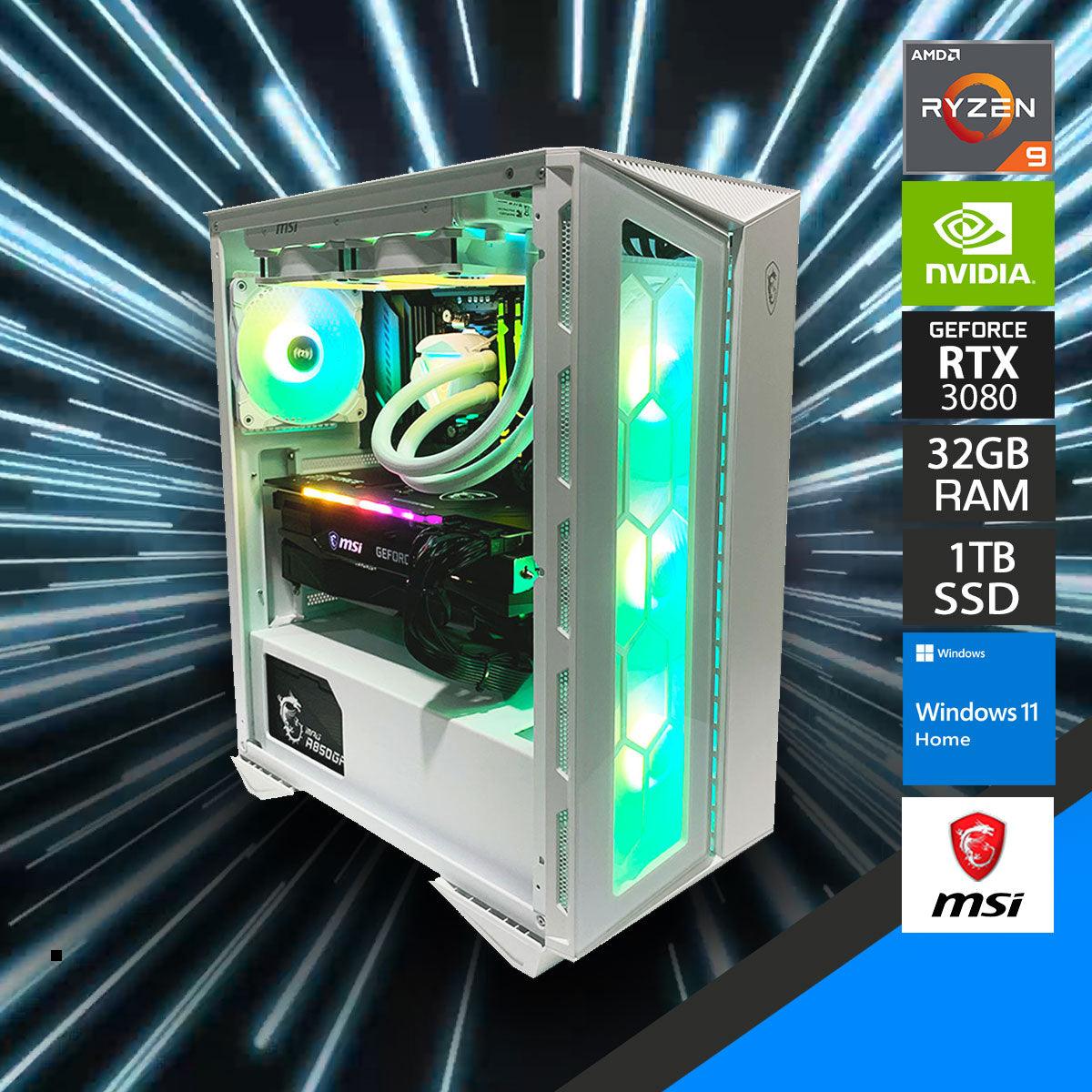 ULTRA GUNGNIR 110R GAMING PC |  Ryzen 9 5900X | 32 GB RAM DDR4 | 1 TB SSD | RTX 3080 | Windows 11 Home