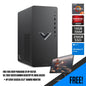 HP Victus 15L TG02-0021D Gaming Desktop PC (Mica Silver) + HP X24IH 13L82AA 23.8”  Gaming Monitor