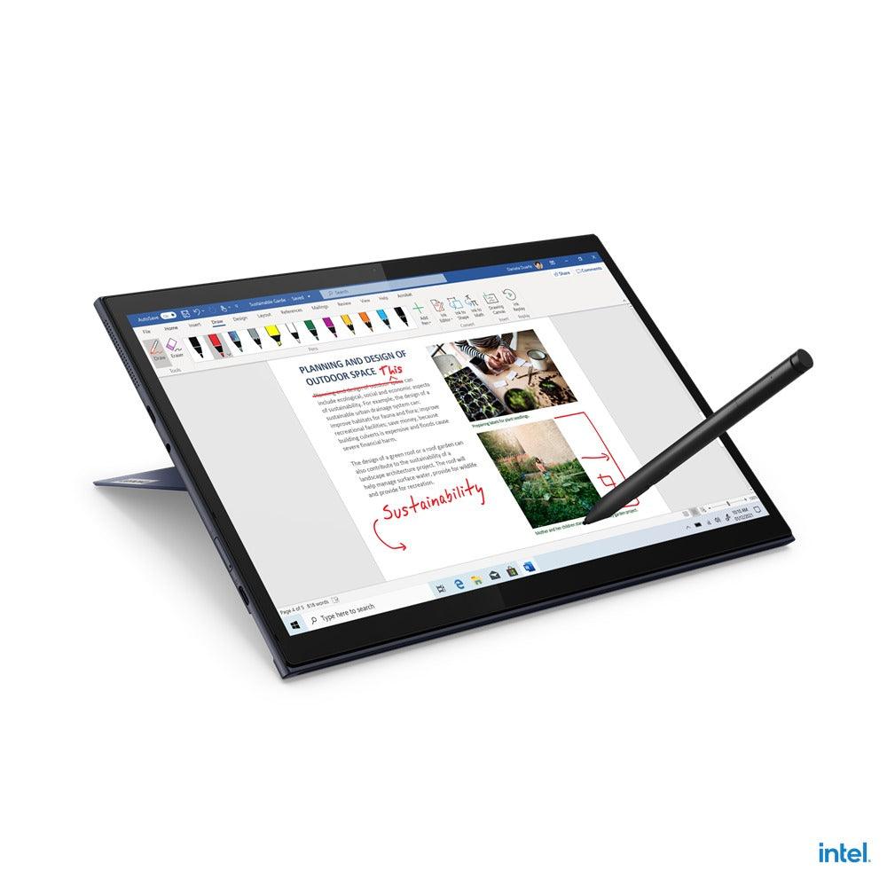 Lenovo Yoga Duet 7 13ITL6 82MA007HPH 10-Point Multi-Touch Laptop (Slate Grey) | 13”  2K | i7-1165G7 | 16 GB DDR4 | 1 TB SSD | Iris Xe Graphics | Windows 11 Home | MS Office H&S 2021 |  E-Color Pen | Lenovo Backpack B210