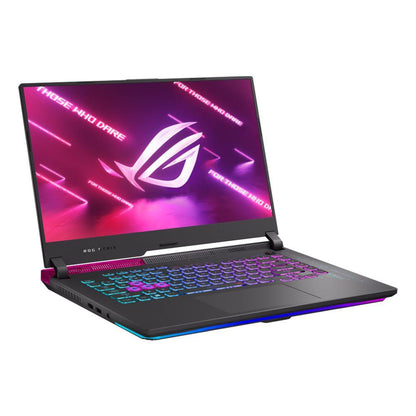 Asus ROG Strix G15 (2022) G513RW-HF180W Laptop (Electro Punk) | 15.6" FHD | Ryzen 9 6900HX | 16GB RAM | 1TB M.2 SSD | RTX 3070 Ti | Windows 11 Home | Pink Backpack | Strix Impact II Electro Punk Mouse | Type-C PD Adapter