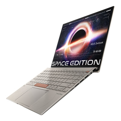 Asus Zenbook 14X OLED Space Edition UX5401ZAS-KN016WS Laptop (Zero-G Titanium) | 14", 2.8K (2880 x 1800) OLED | i7-12700H | 16GB RAM | Intel Iris Xᵉ Graphics |  1TB SSD | Windows 11 Home | MS Office H&S 2021 | Sleeve | Asus BP1504 Casual Backpack