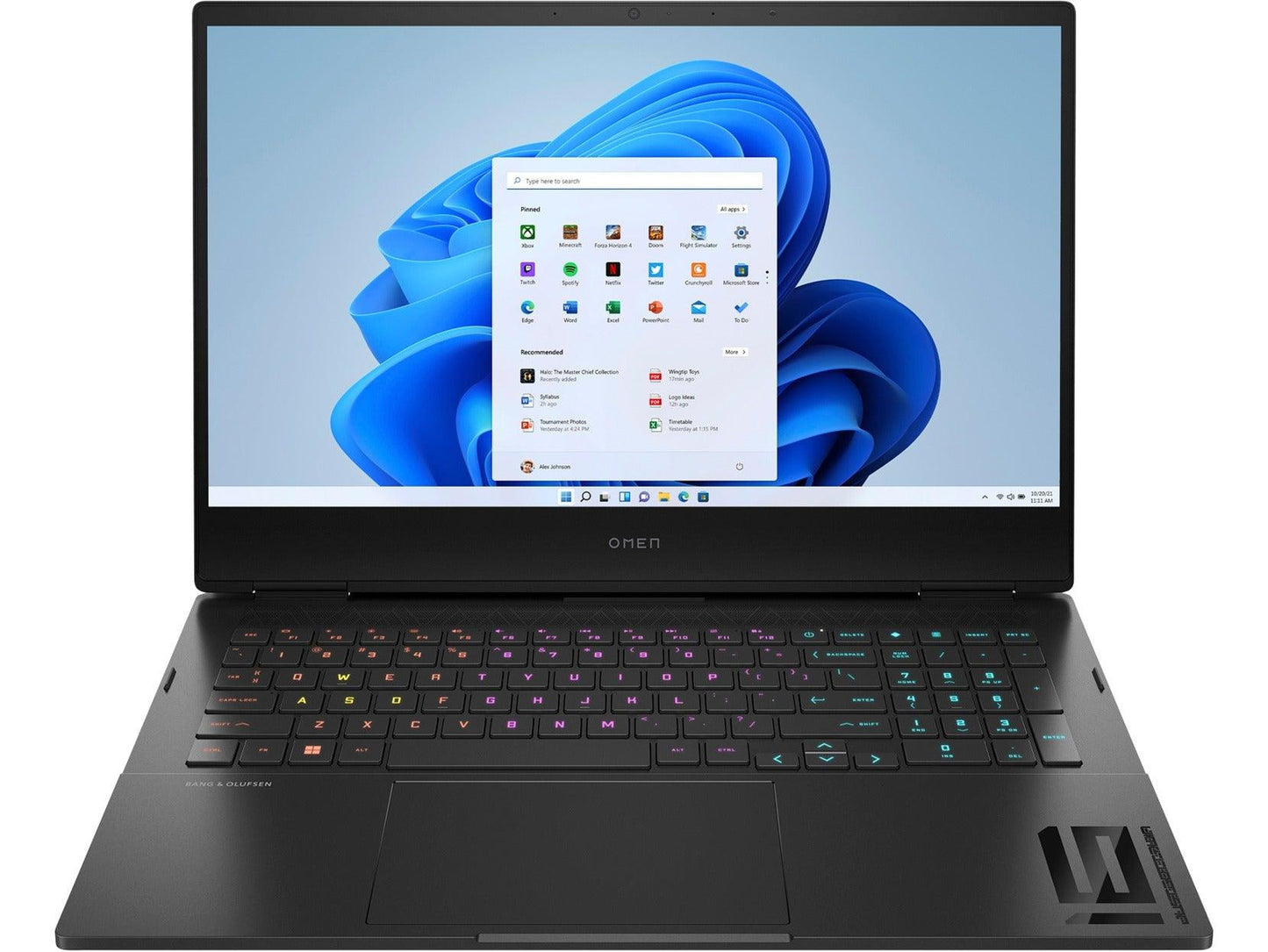 HP Omen 16-K0051TX Gaming Laptop (Shadow Black) | 16.1" FHD |  i5-12500H | 16GB RAM | 512GB SSD | RTX 3060 | Windows 11 Home | MS Office Home & Student 2021 | HP Omen Transceptor 15” Backpack (Black)