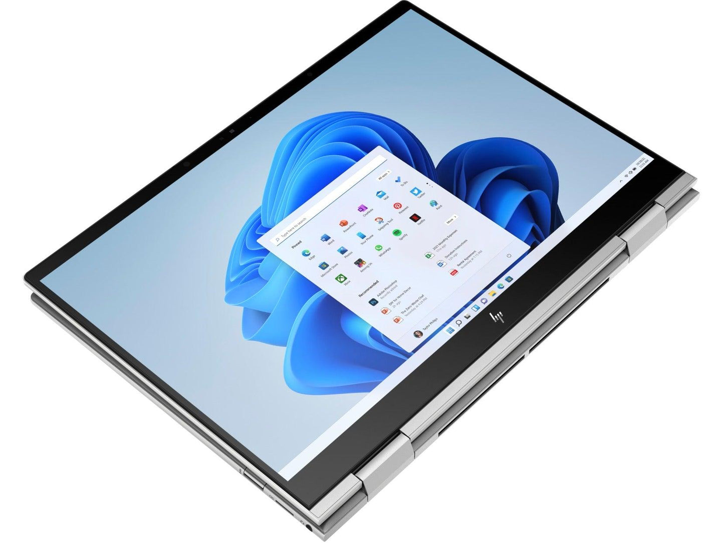 HP Envy X360 13-BF0108TU 2-In-1 Laptop (Natural Silver) | 13.3”  WUXGA | i5-1230U | 16 GB RAM | 512 GB SSD | Intel Iris Xe | Windows 11 |  MS Office H&S 2021 | Stylus Pen | HP Prelude 15.6”  Topload Bag