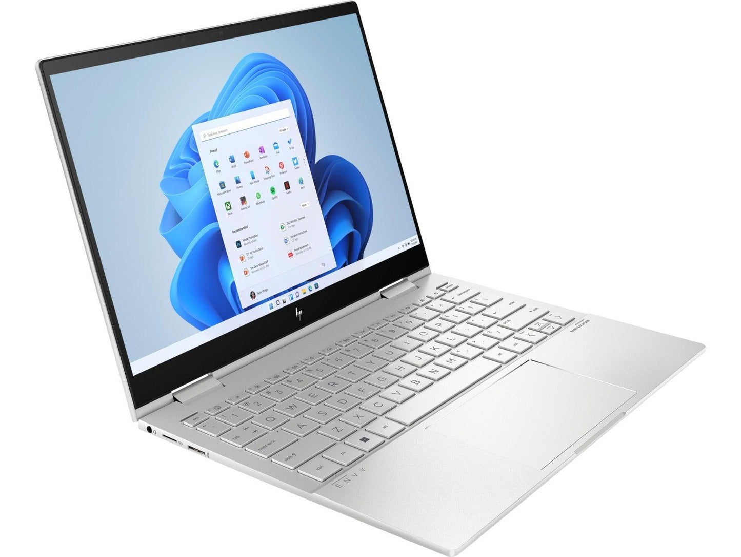 HP ENVY X360 13-BF0044TU 2-IN-1 LAPTOP (NATURAL SILVER) | 13.3" 2.8k OLED | i7-1250U | 16GB RAM DDR4 | 1TB SSD | Iris Xe Graphics | Windows 11 |MS Office H&S 2021 | HP Prelude 15.6" Topload Bag
