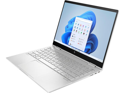 HP Envy X360 13-BF0045TU 13.3”  WUXGA 2-IN-1 Laptop (Natural Silver) + MS Office H&S 2021 + HP Prelude 15.6”  Topload Bag