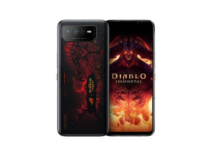 ASUS ROG Phone 6 Diablo Immortal Edition 16GB + 512GB Android 12 6.78-Inch Hellfire Red IPX4 Mobile Gaming (Phantom Black) (AI2201-C-6B091WW)