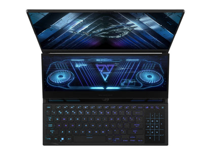 Asus ROG Zephyrus Duo 16 GX650PY-NM044WS Gaming Laptop (Black) | 16" QHD+ (2560x1600 WQXGA) | Ryzen 9 7945HX | 64GB RAM | 4TB SSD | RTX 4090 | Windows 11 Home | Fusion II 300  Palm Rest | ROG Gladius III Mouse | Ranger BP2701 Backpack