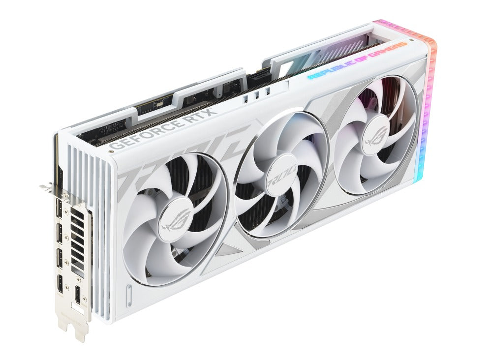 Asus ROG Strix GeForce RTX 4080 OC 16GB GDDR6X Gaming Graphics Card (White)