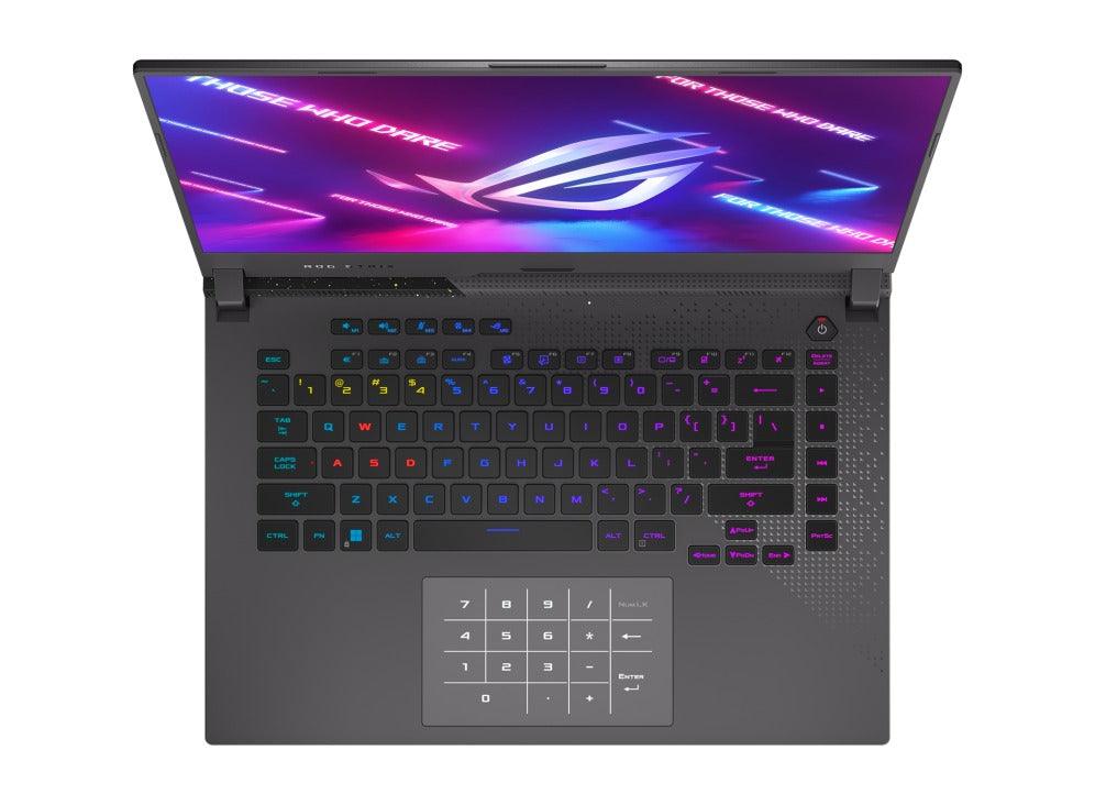 ASUS ROG Strix G15 (2022) G513RM-HF287W Gaming Laptop (Eclipse Gray) | 15.6" FHD | Ryzen™ 7 6800H | 16GB DDR5 | 512 GB SSD | RTX™ 3060 | Windows 11 Home | ROG Backpack | ROG Impact Gaming Mouse | Type-C AC Adapter