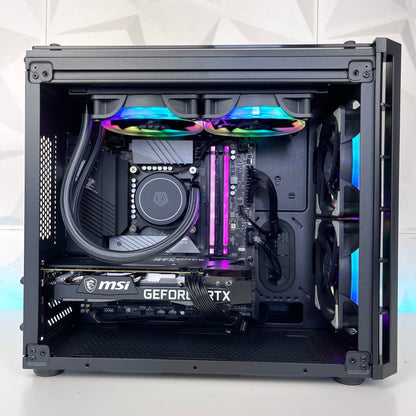 IGaming Intel Core i5/i7 14700KF | RTX 4060Ti/4070S | Crystal 280x Black