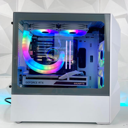 IGaming Intel Core i5 | RTX 4060/4060 Ti | TD300 Crystal White