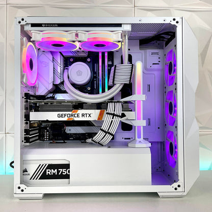 IGaming Ryzen 7 5700X | RTX 4060 Ti-4070 Ti | Td500 Mesh White